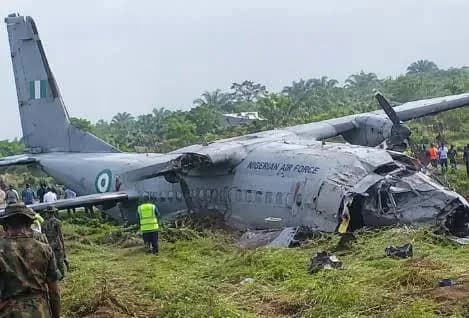 32 Killed as Nigerian Military Aircraft Crashes in Ondo State